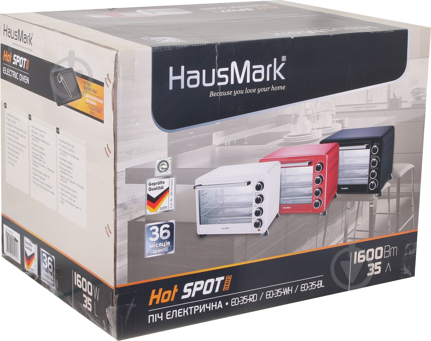 Электрическая печь HausMark EO-35WH - фото 9 Электрическая печь HausMark EO-35WH - фото 9