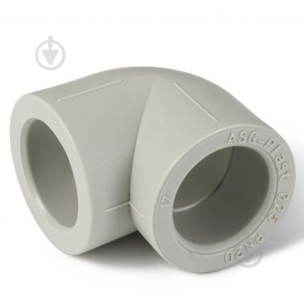 Колено ASG 90*20 (белый) - фото 1
