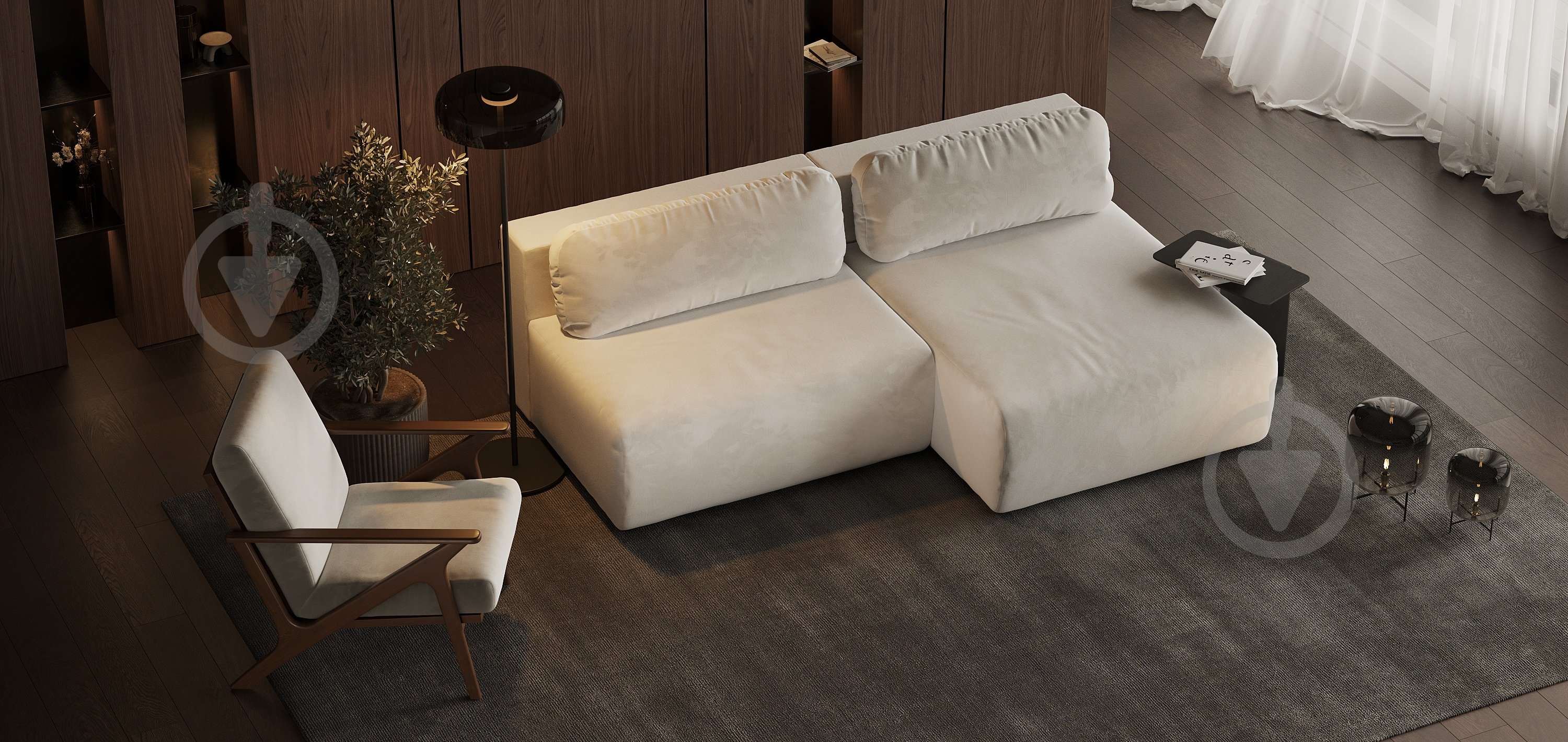 Диван кутовий SOFALINO LIBERIO правий сірий 2220x1462x711 мм - фото 6 Диван кутовий SOFALINO LIBERIO правий сірий 2220x1462x711 мм - фото 6