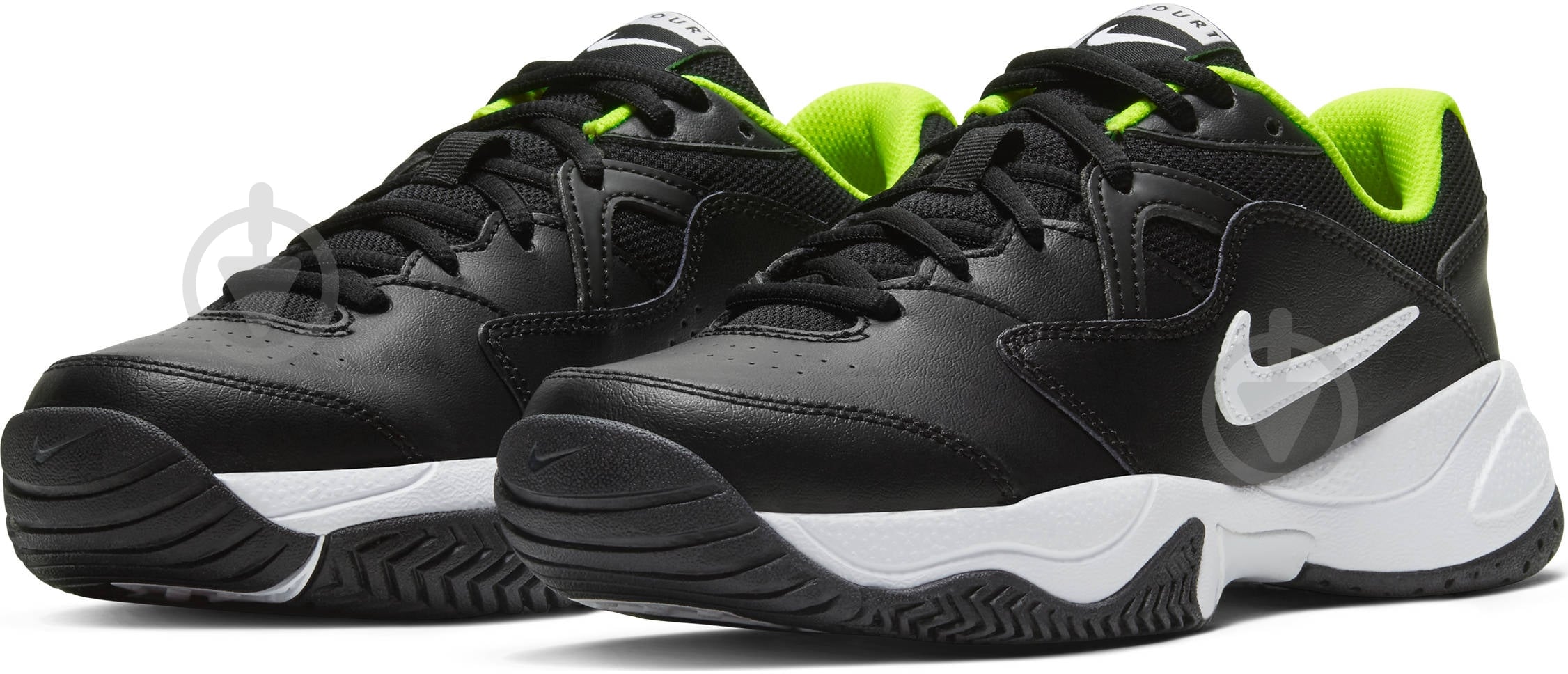 Кроссовки демисезонные Nike JR COURT LITE 2 CD0440-007 р.36 черные - фото 1