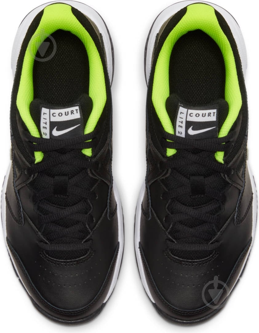 Кроссовки демисезонные Nike JR COURT LITE 2 CD0440-007 р.36 черные - фото 7