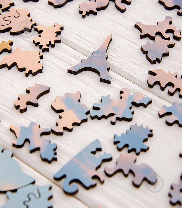 Пазл деревянный Эйфелева башня 30 см PuzzleUp - фото 3 Пазл деревянный Эйфелева башня 30 см PuzzleUp - фото 3