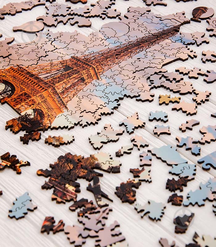 Пазл деревянный Эйфелева башня 30 см PuzzleUp - фото 4 Пазл деревянный Эйфелева башня 30 см PuzzleUp - фото 4
