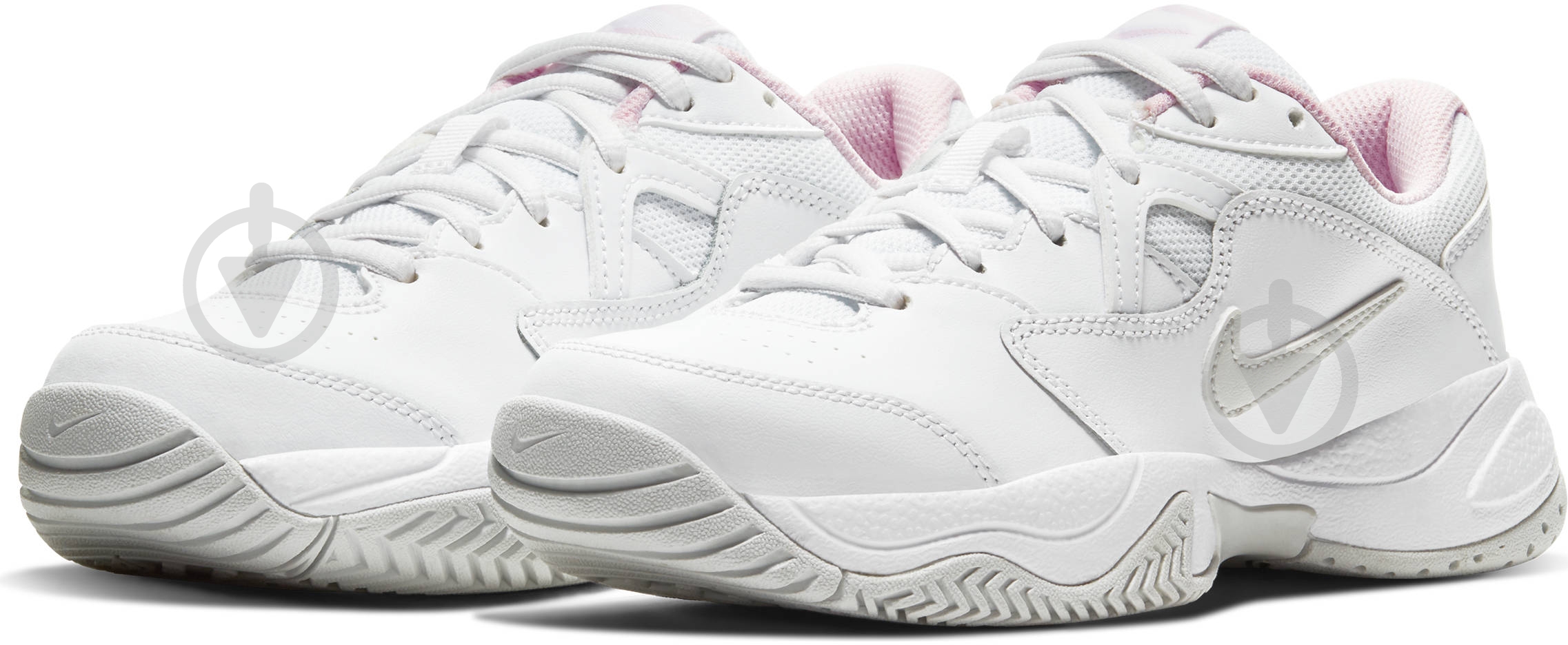 Кроссовки демисезонные Nike JR COURT LITE 2 CD0440-100 р.35 белые - фото 1