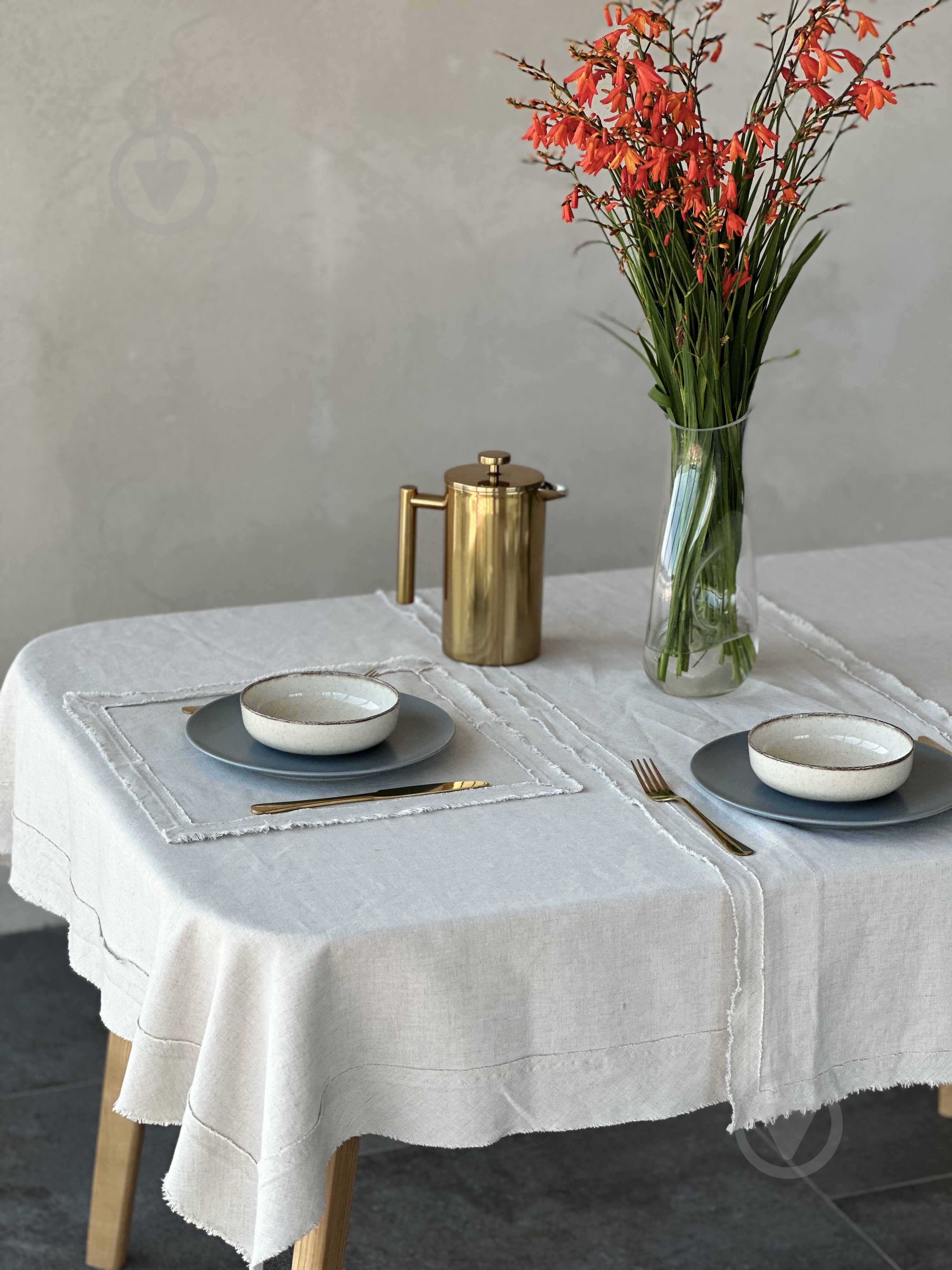 Серветка Едельвіка 331-25/08 Дюна 40x40 см лляний - фото 4 Серветка Едельвіка 331-25/08 Дюна 40x40 см лляний - фото 4