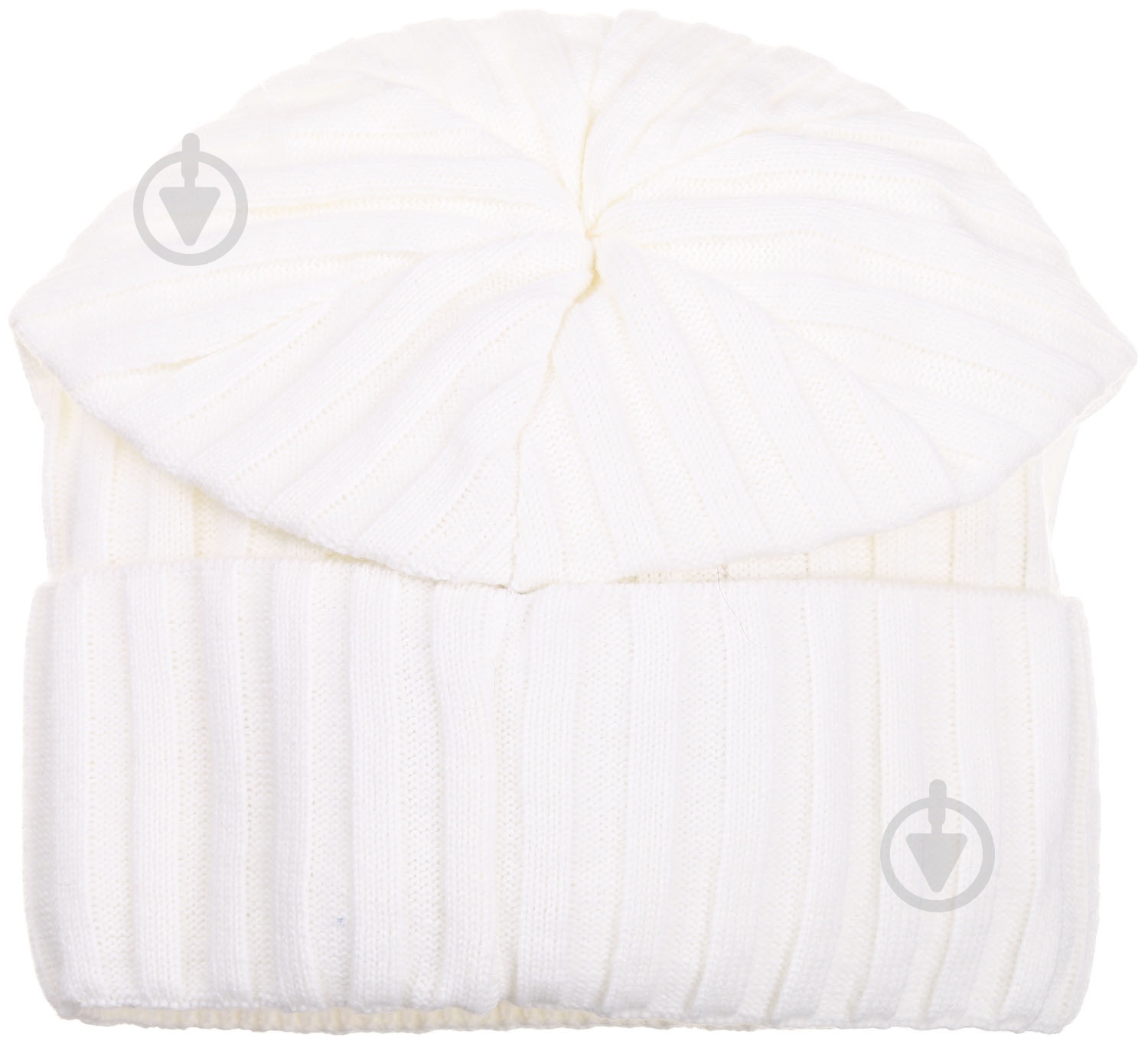 Шапочка детская для девочки Kraft+ р.52-54 молоко 2014 - фото 2