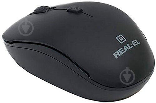 Мышка Real-el RM-301 Black USB (EL123200022) - фото 2