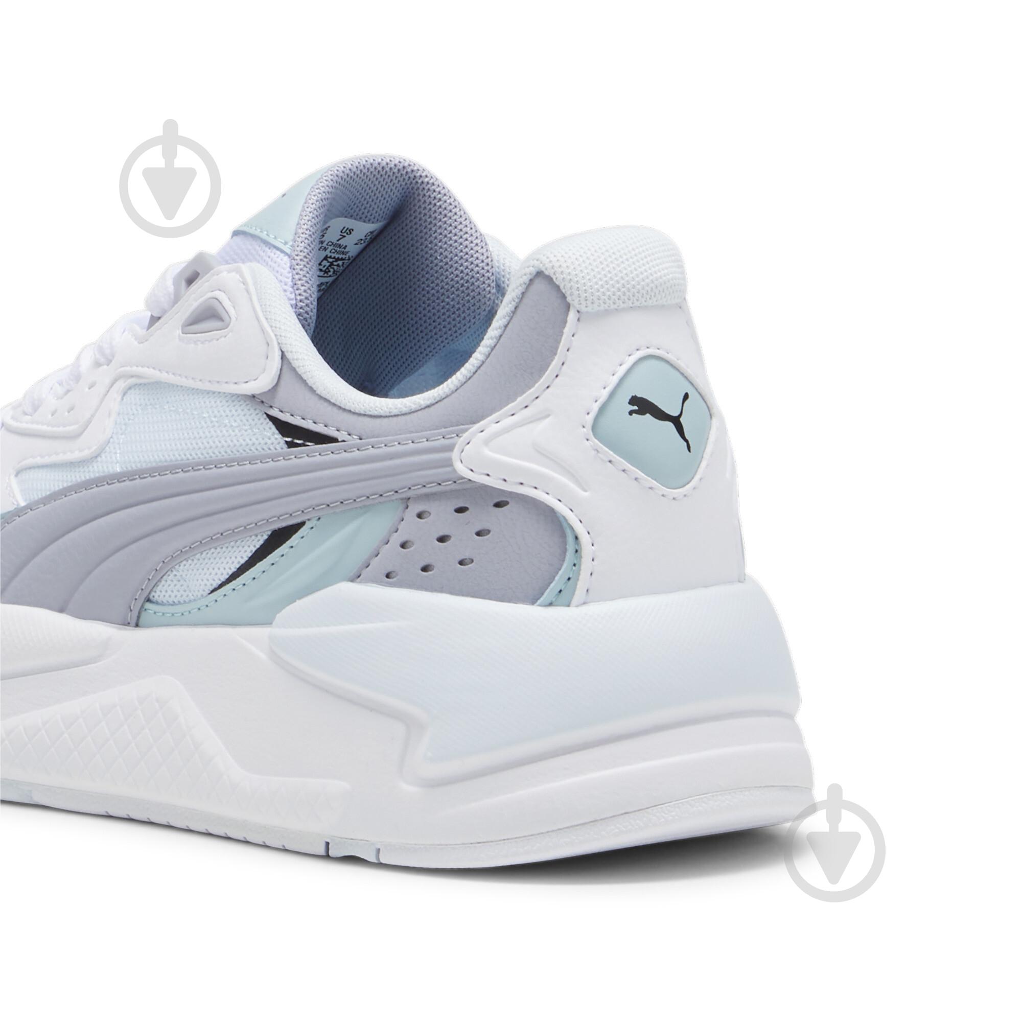 Кроссовки женские демисезонные Puma X-RAY SPEED 38463847 р.37 белые с голубым - фото 4