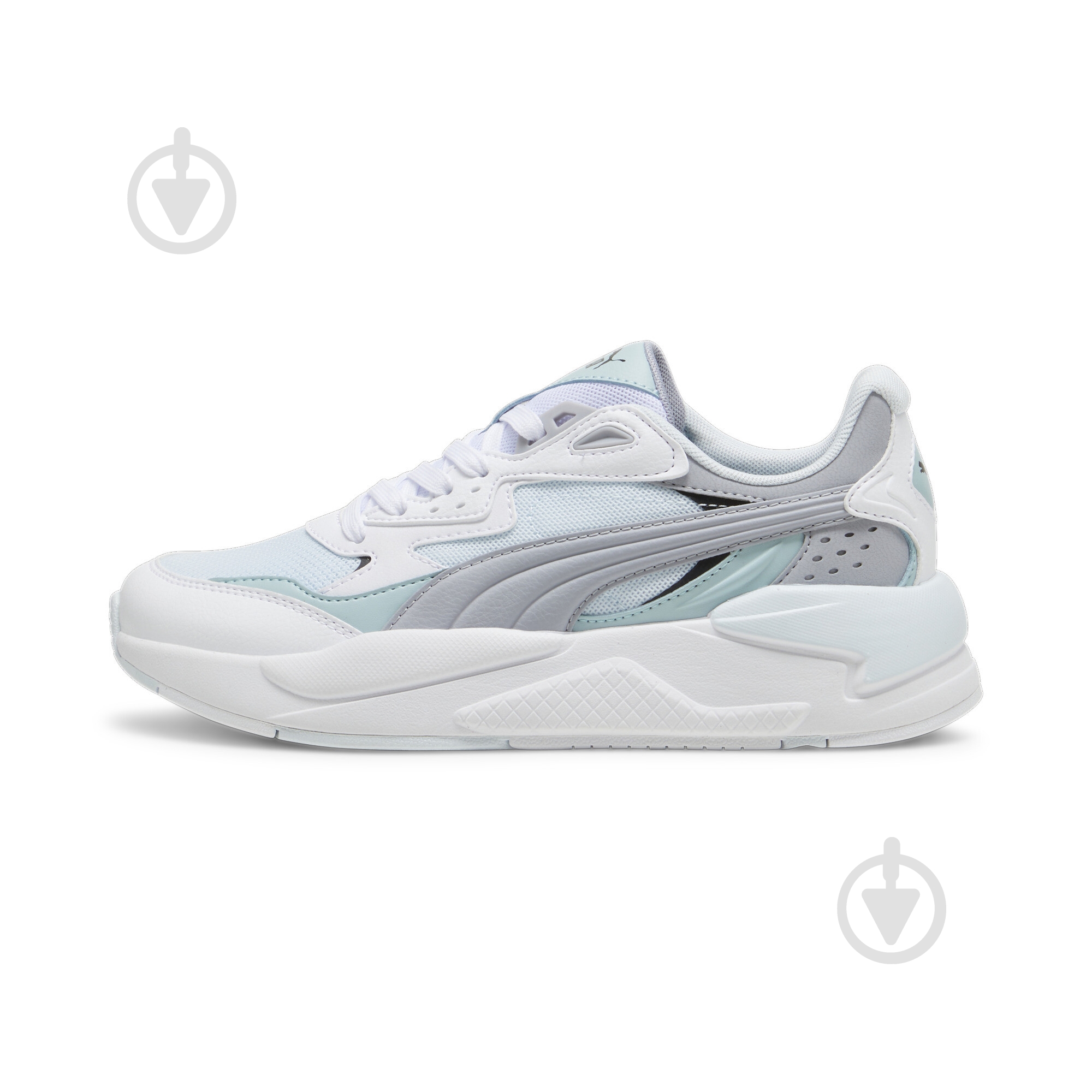 Кроссовки женские демисезонные Puma X-RAY SPEED 38463847 р.37 белые с голубым - фото 1