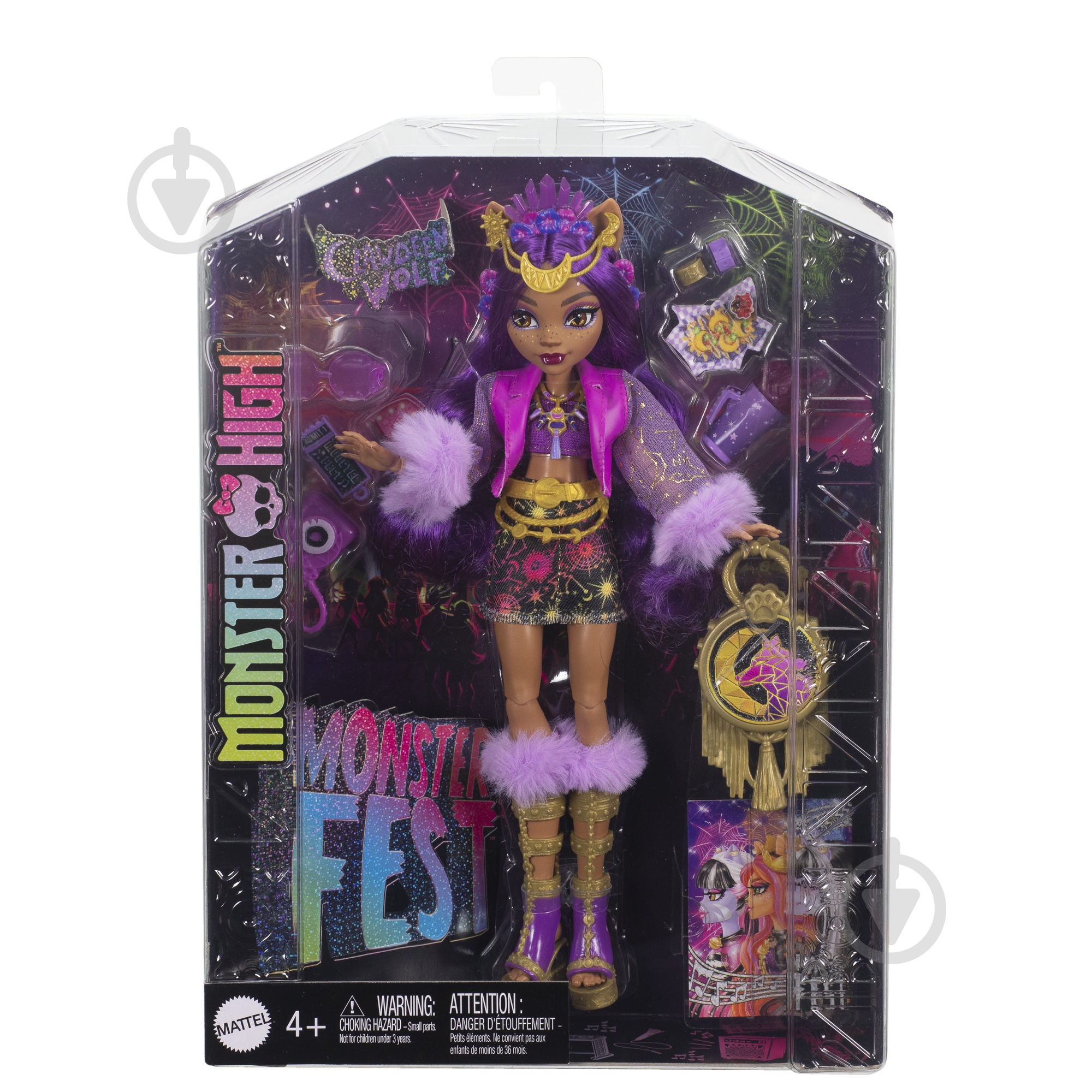 Кукла Mattel Клодин "Монстро-фестиваль" HXH80 - фото 4 Кукла Mattel Клодин "Монстро-фестиваль" HXH80 - фото 4