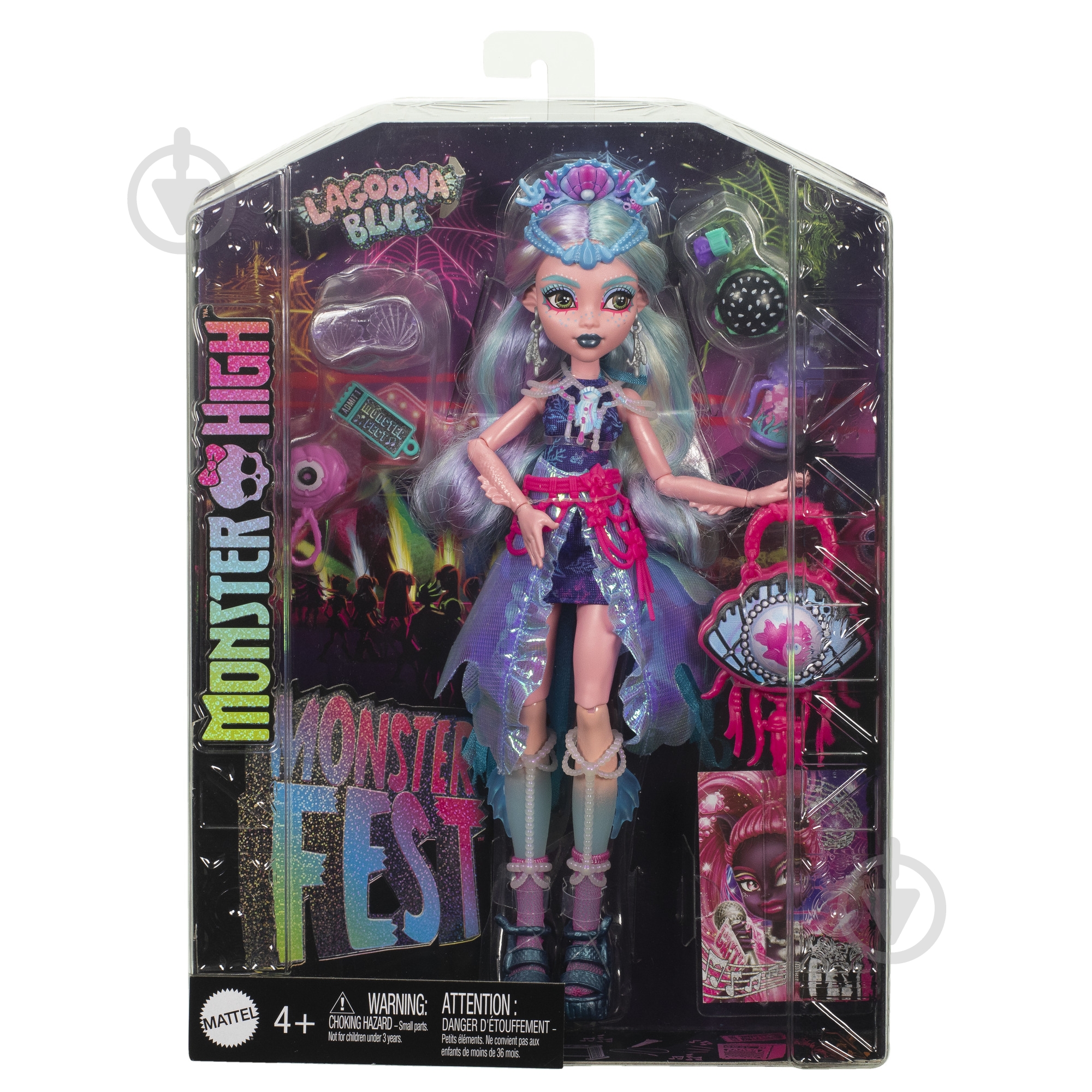 Лялька Mattel Лагуна "Монстро-фестиваль" HXH82 - фото 4