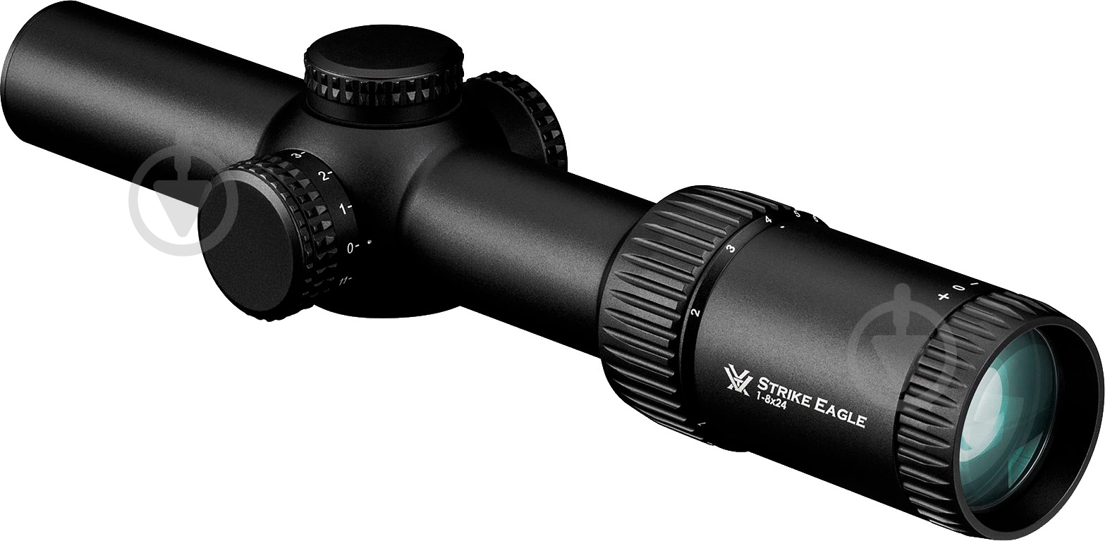 Приціл оптичний Vortex Strike Eagle 1-8x24 + моноблок Viper Extended Cantilever - фото 3 Приціл оптичний Vortex Strike Eagle 1-8x24 + моноблок Viper Extended Cantilever - фото 3