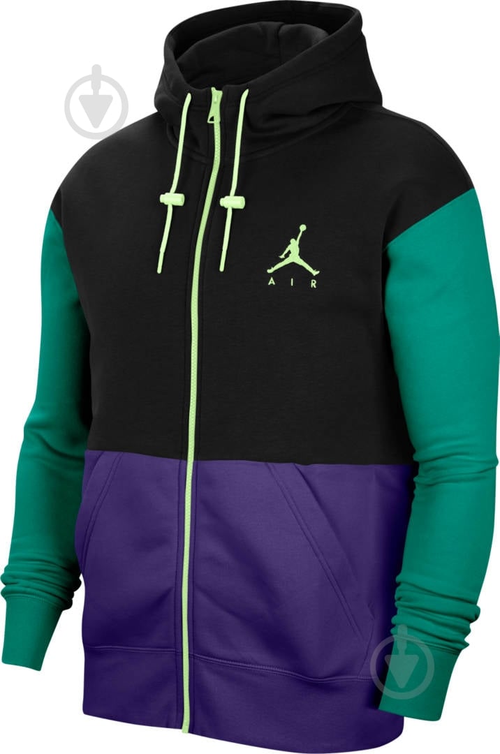Джемпер Jordan M J JUMPMAN AIR FLEECE FZ CK6679-011 р. XL черный - фото 1