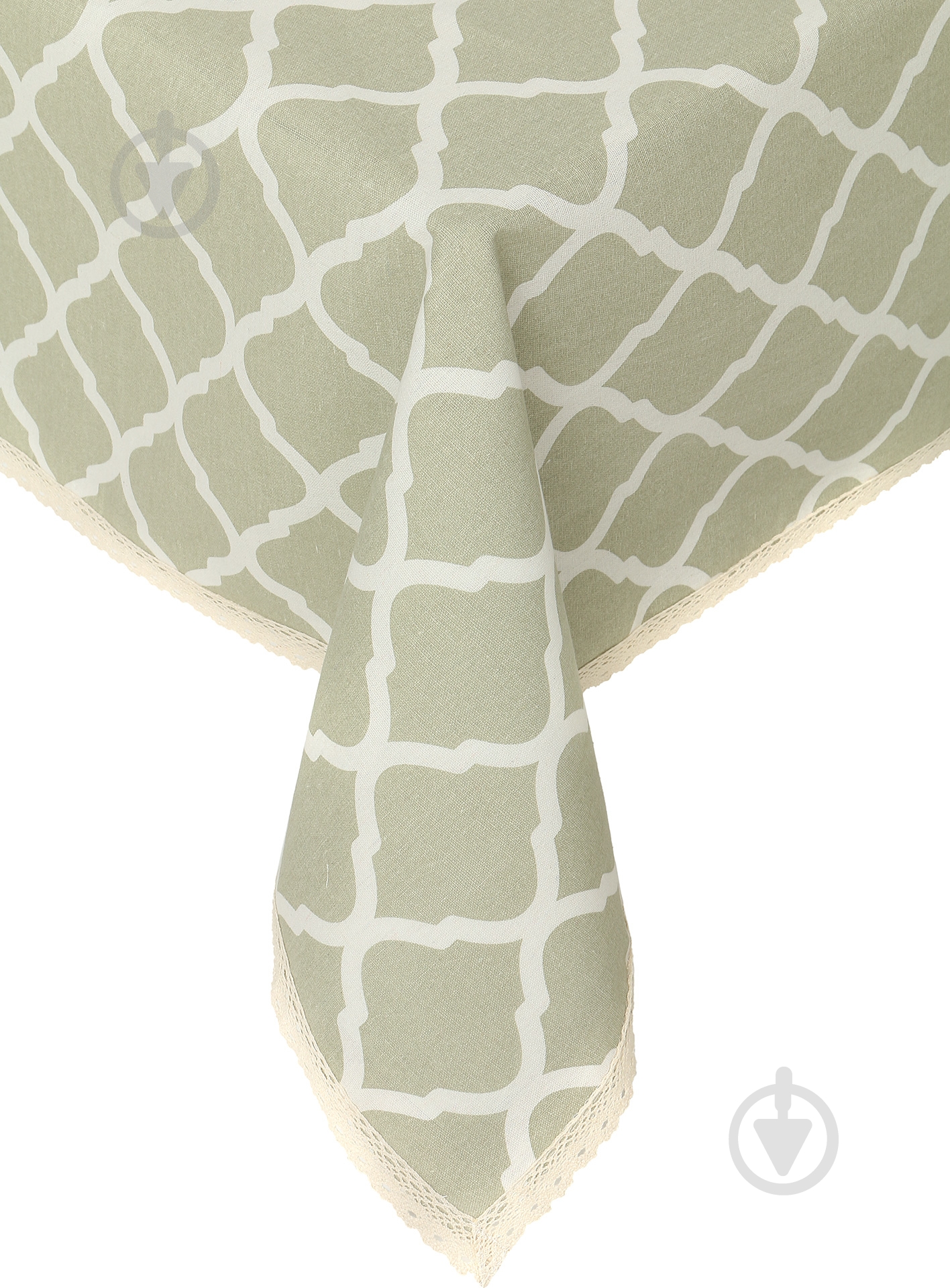 Скатерть Классик 110x140 см зеленый - фото 1