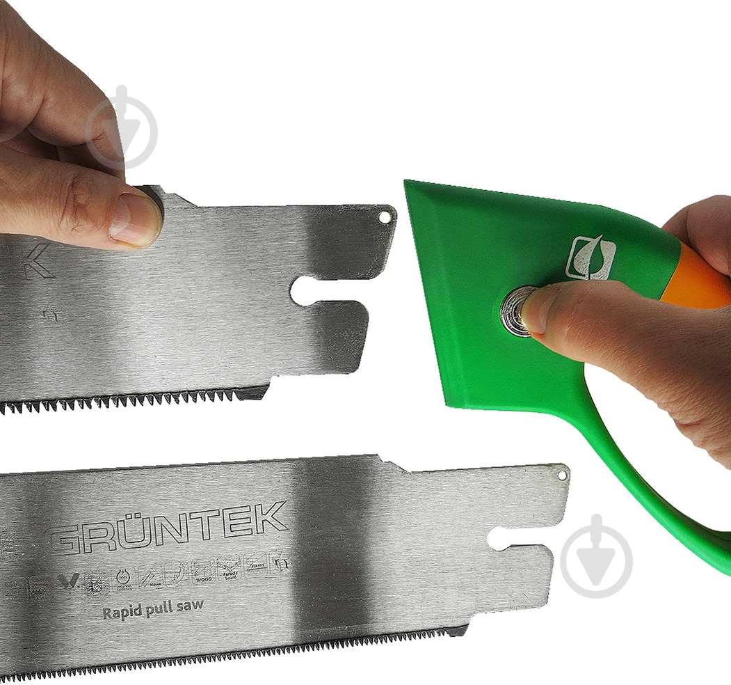 Пила садовая Gruntek Piranha со сменными лезвиями - фото 2