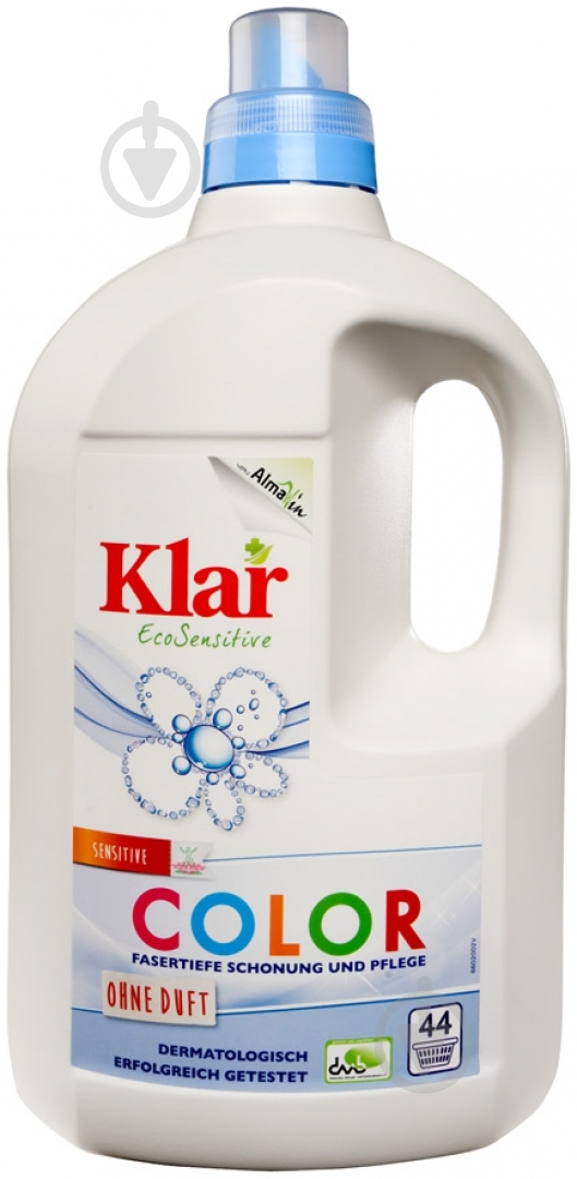 Гель для машинного прання Klar EcoSensitive Color 2 л - фото 1 Гель для машинного прання Klar EcoSensitive Color 2 л - фото 1