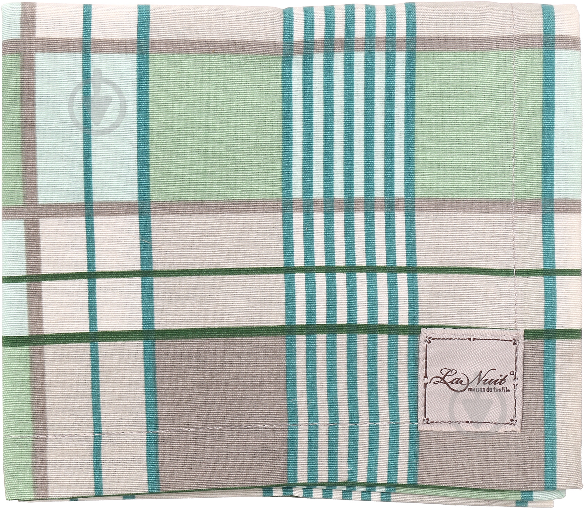 Раннер Шато клетка 40x140 см зеленый La Nuit - фото 2