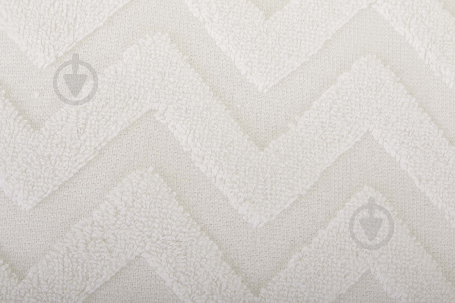 Полотенце Zigzag 70x140 см айвори ABC - фото 2