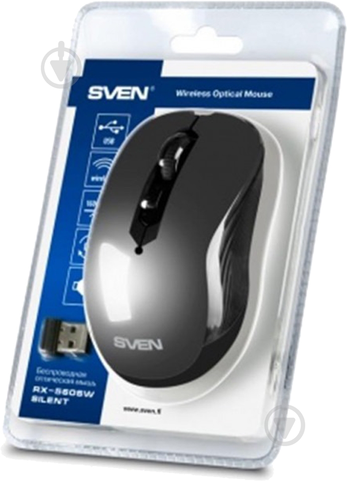 Мышка Sven RX-560SW gray USB - фото 5