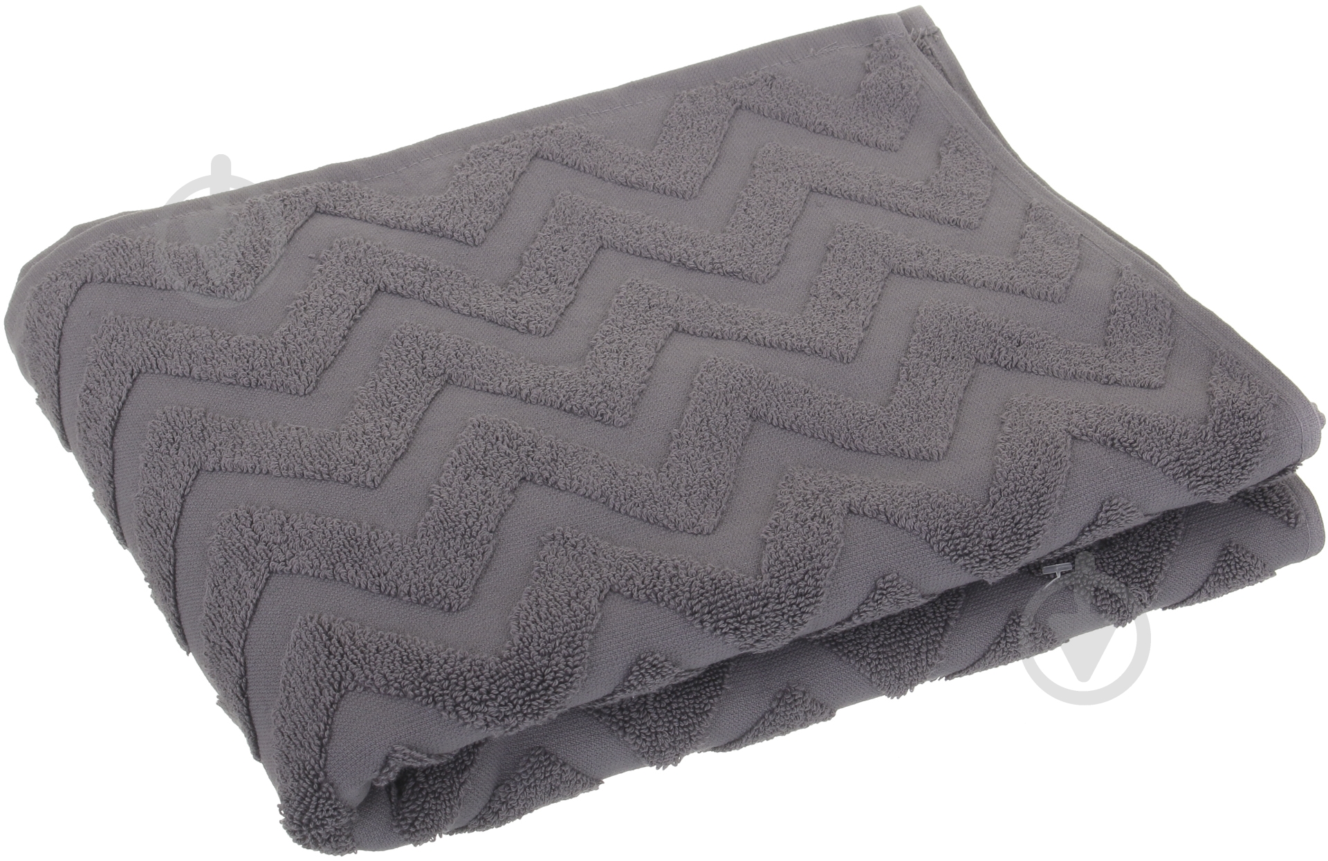 Полотенце Zigzag 70x140 см серый ABC - фото 1