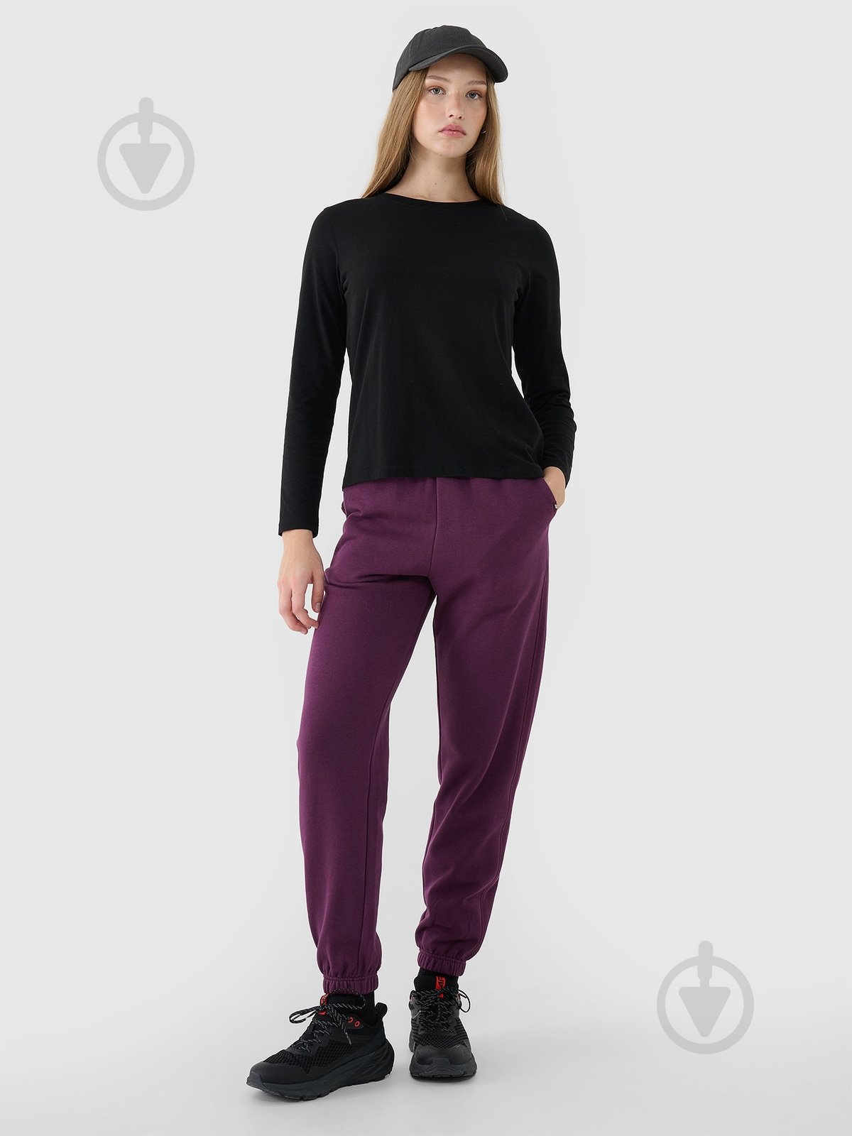 Штани 4F TROUSERS CAS F1013 4FWSS25TTROF1013-50S р. M фіолетовий - фото 3