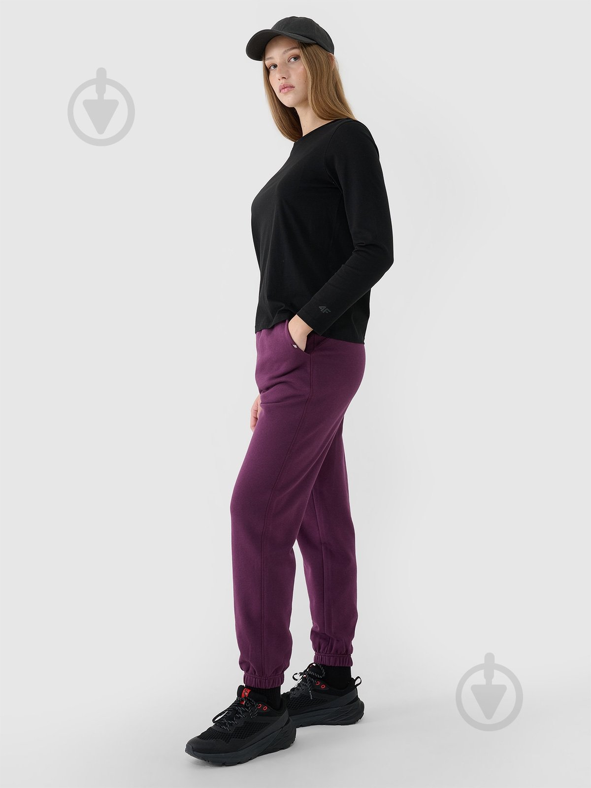 Штани 4F TROUSERS CAS F1013 4FWSS25TTROF1013-50S р. M фіолетовий - фото 4