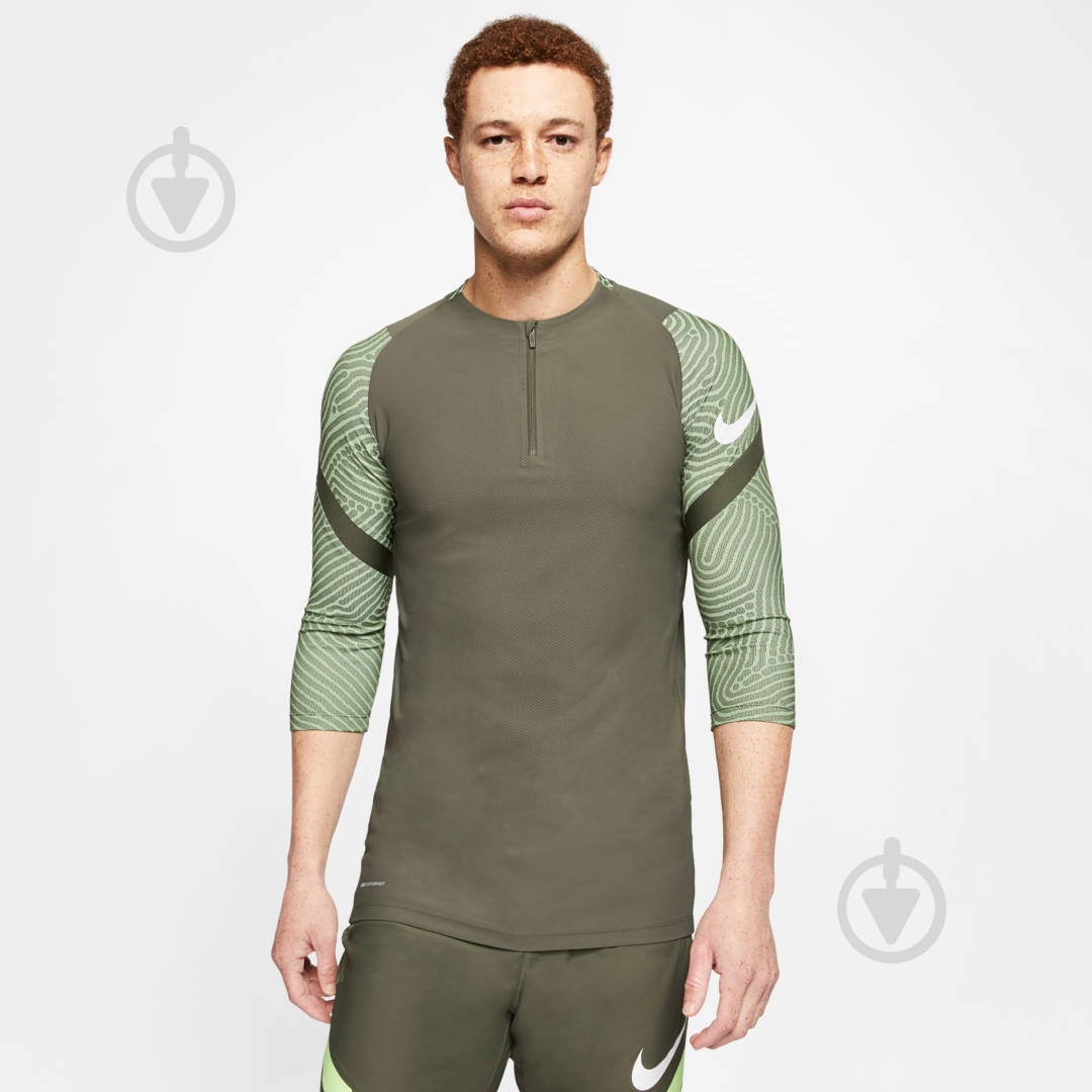 Футболка Nike M NK VPRKNT STRKE DRILL TOP SA CD0593-325 р.S зеленый - фото 3
