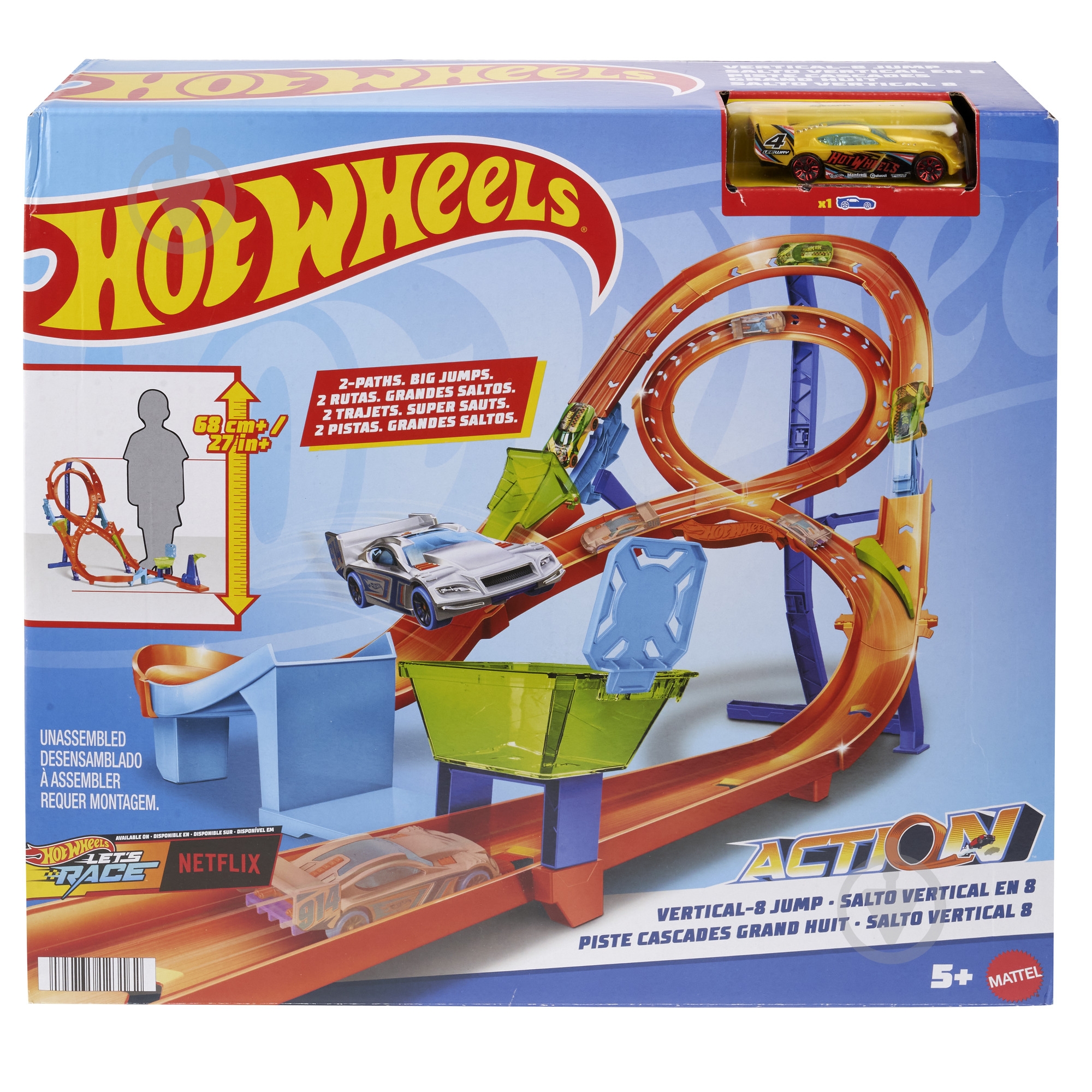 Трек Hot Wheels "Вертикальная восьмерка" HMB15 - фото 4