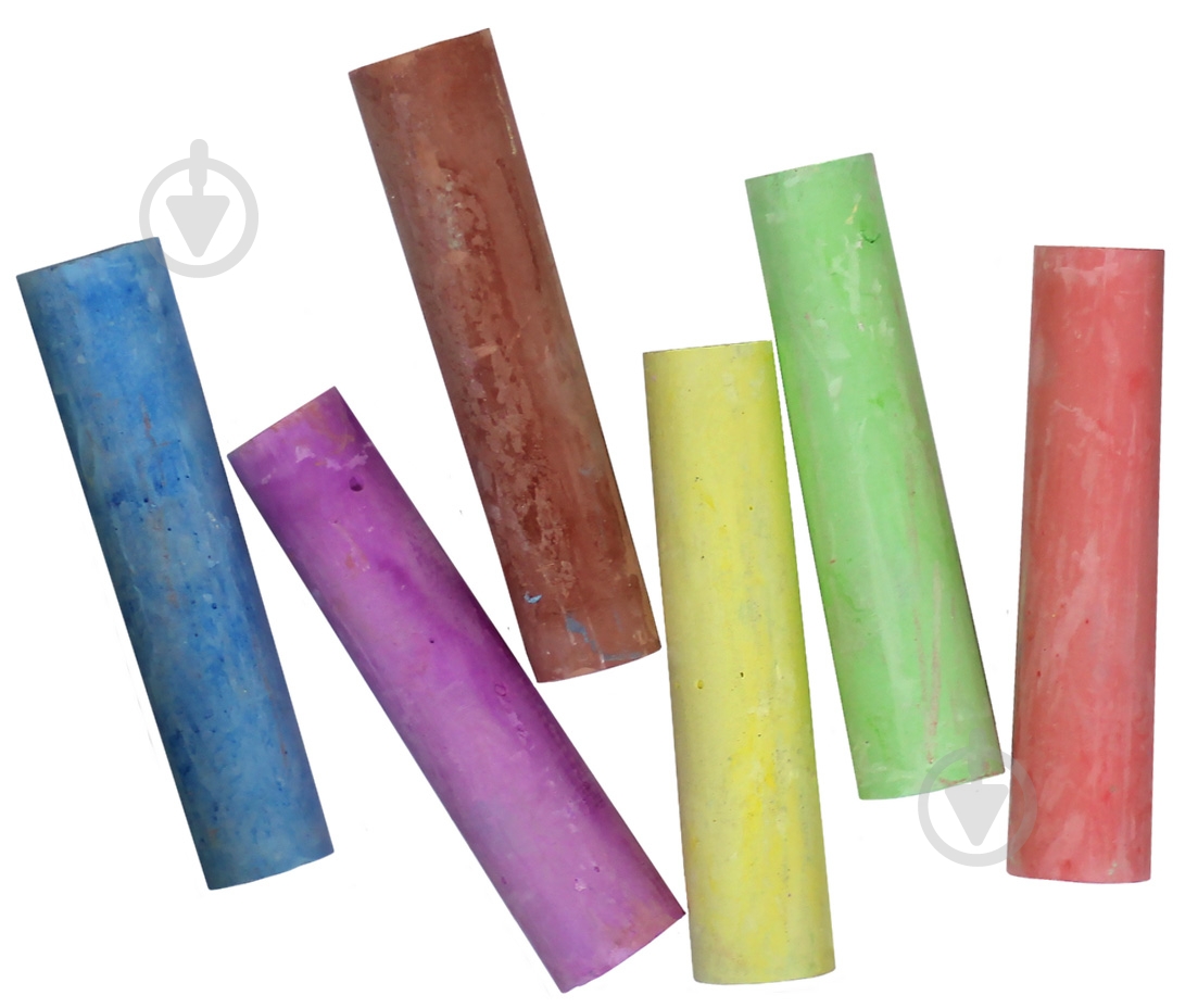 Мел цветной Jumbo 6 шт. CLASS - фото 3