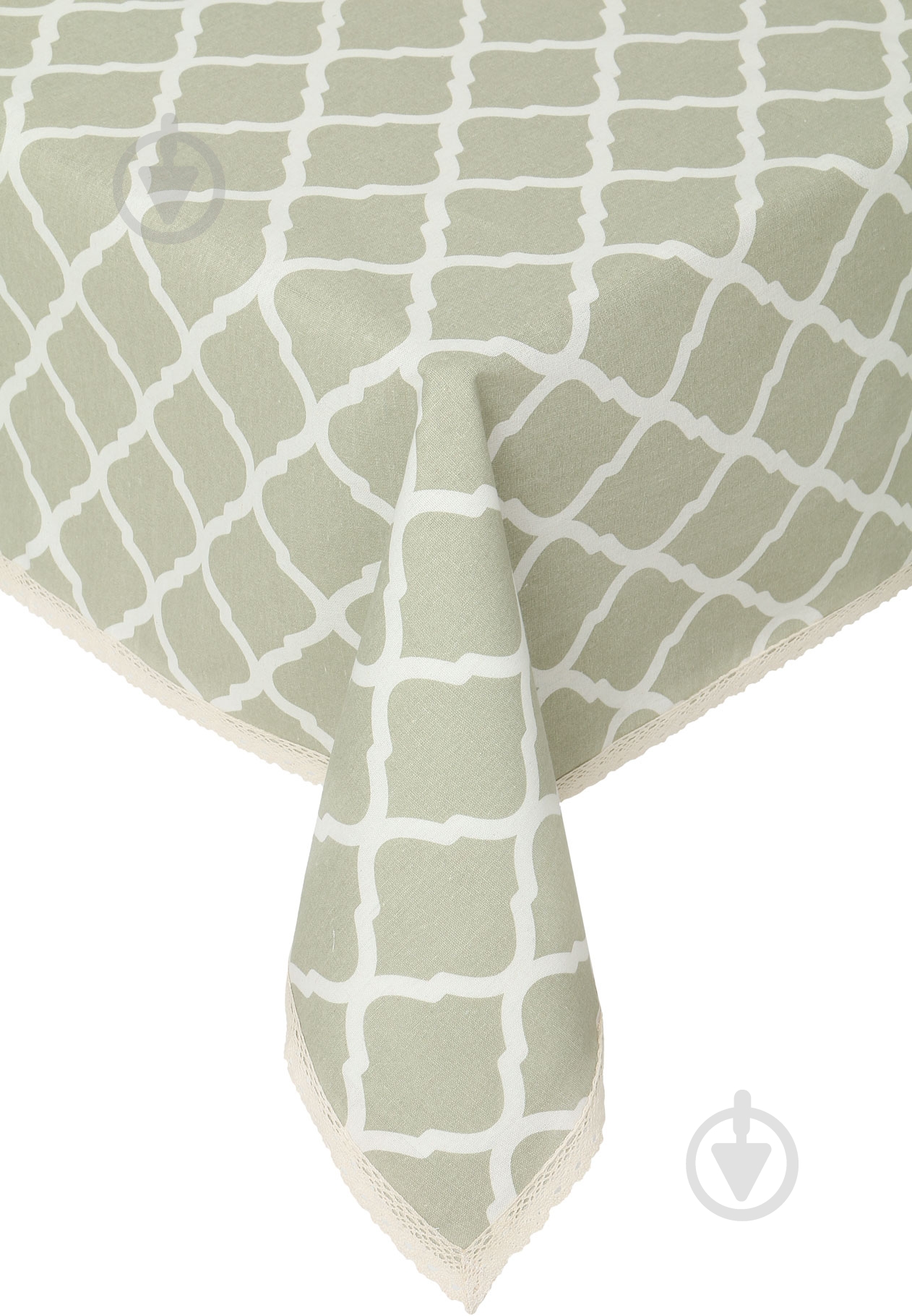 Скатерть Классик 140x200 см зеленый - фото 1 Скатерть Классик 140x200 см зеленый - фото 1