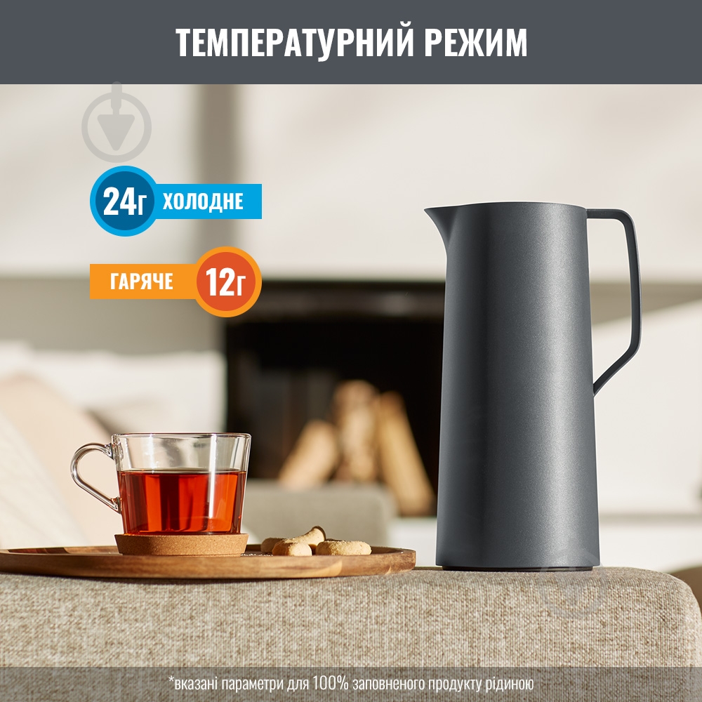 ᐉ Термочайник Tefal Motiva 1.0 л антрацит n4170110 • Купить в