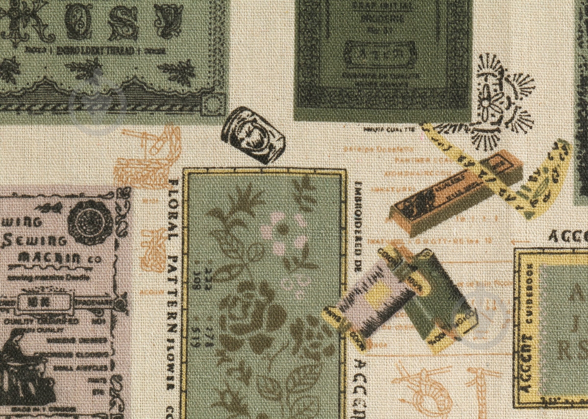 Скатерть Винтаж 140x200 см зеленый - фото 2