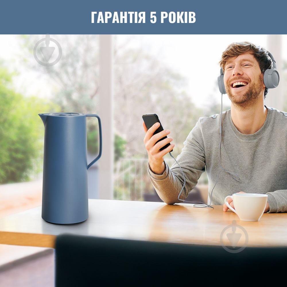 Термочайник Tefal Motiva 1 л блакитний n4170310 - фото 6