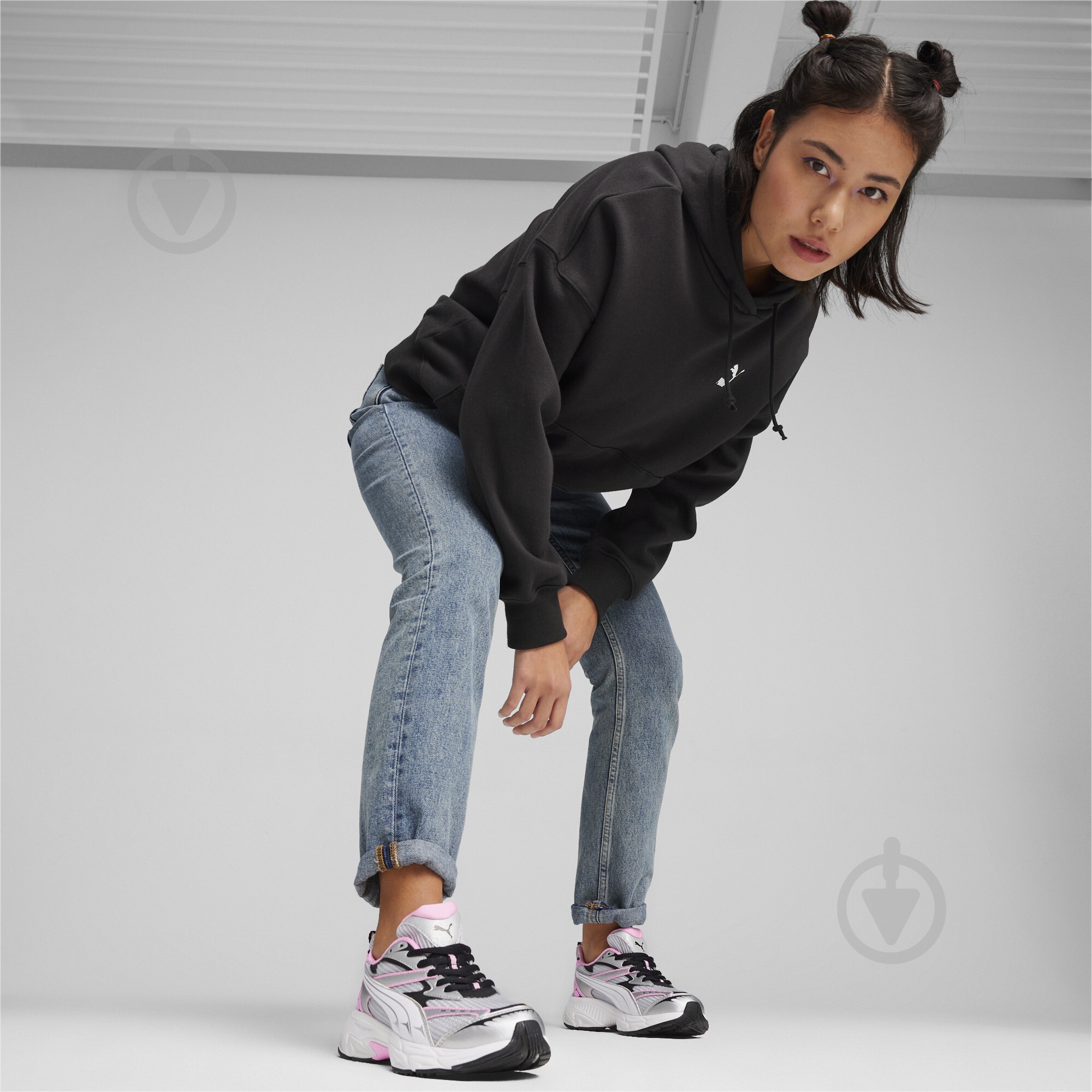 Кроссовки женские демисезонные Puma MORPHIC ATHLETIC 39591903 р.40 розовые - фото 8