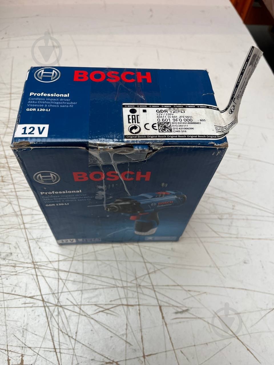 УЦІНКА! Гайковерт ударний акумуляторний Bosch Professional GDR 120-LI 06019F0000 (УЦ №2434) - фото 4 УЦІНКА! Гайковерт ударний акумуляторний Bosch Professional GDR 120-LI 06019F0000 (УЦ №2434) - фото 4