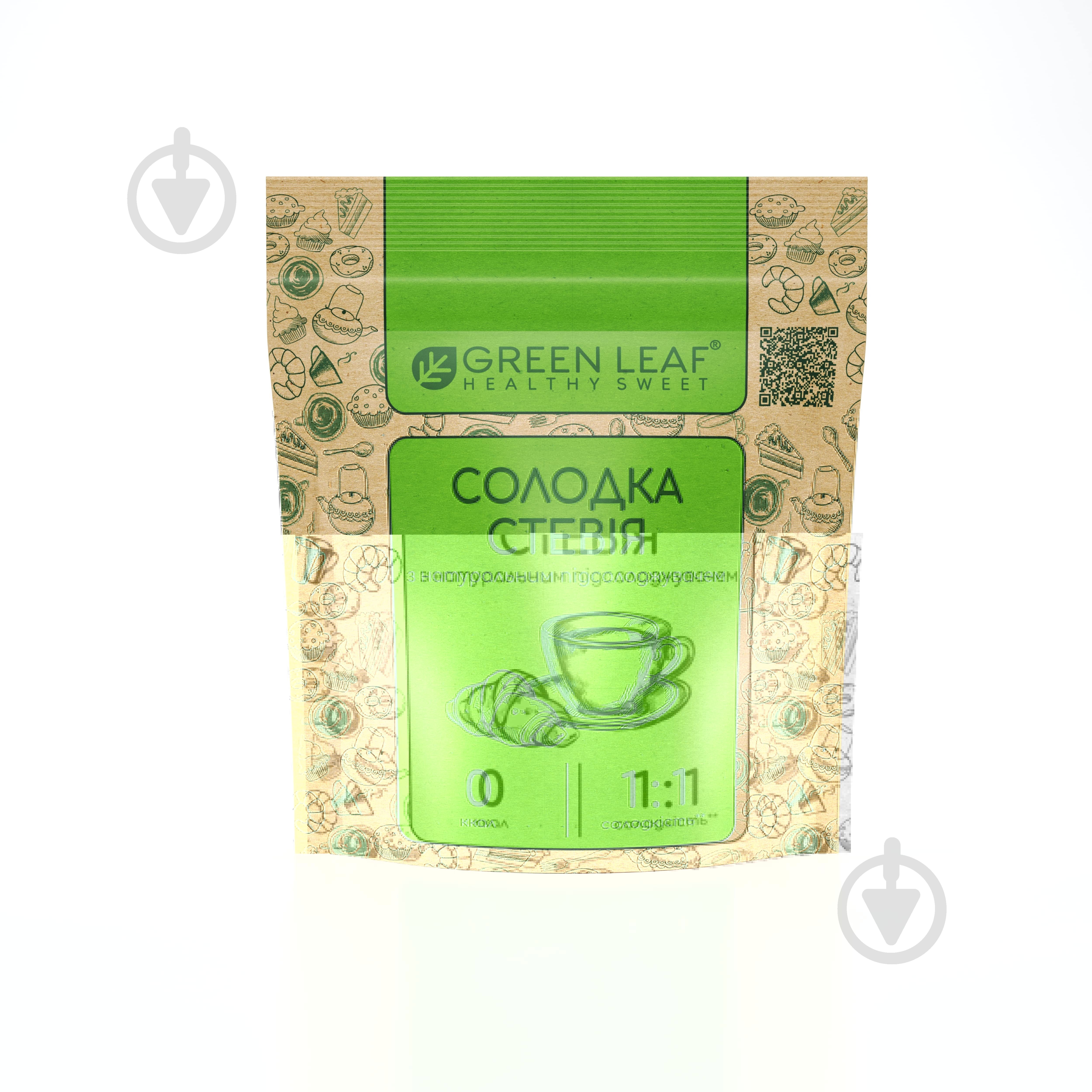 Заменитель сахара Green Leaf Сладкая Стевия (1:1) 100 г - фото 2