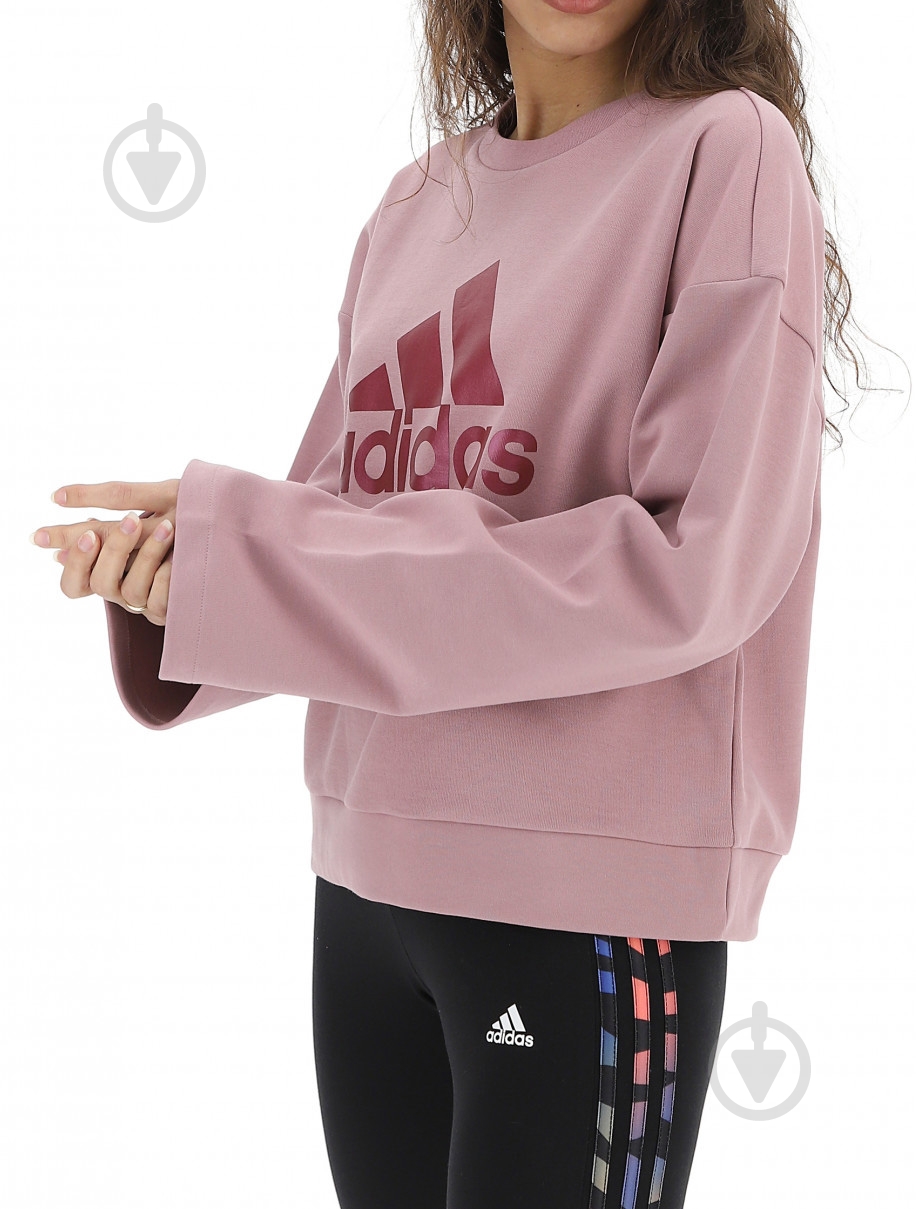 Світшот Adidas HB1471 р.M рожевий - фото 2 Світшот Adidas HB1471 р.M рожевий - фото 2