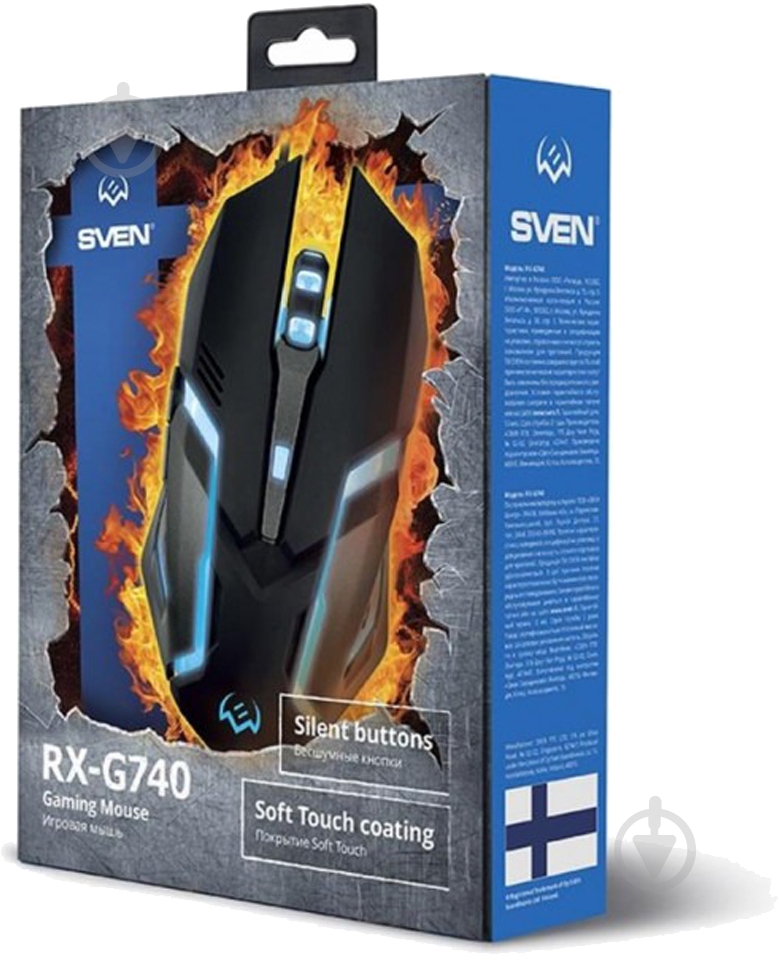 Мишка Sven RX-G740 Black USB (530095) - фото 10 Мишка Sven RX-G740 Black USB (530095) - фото 10