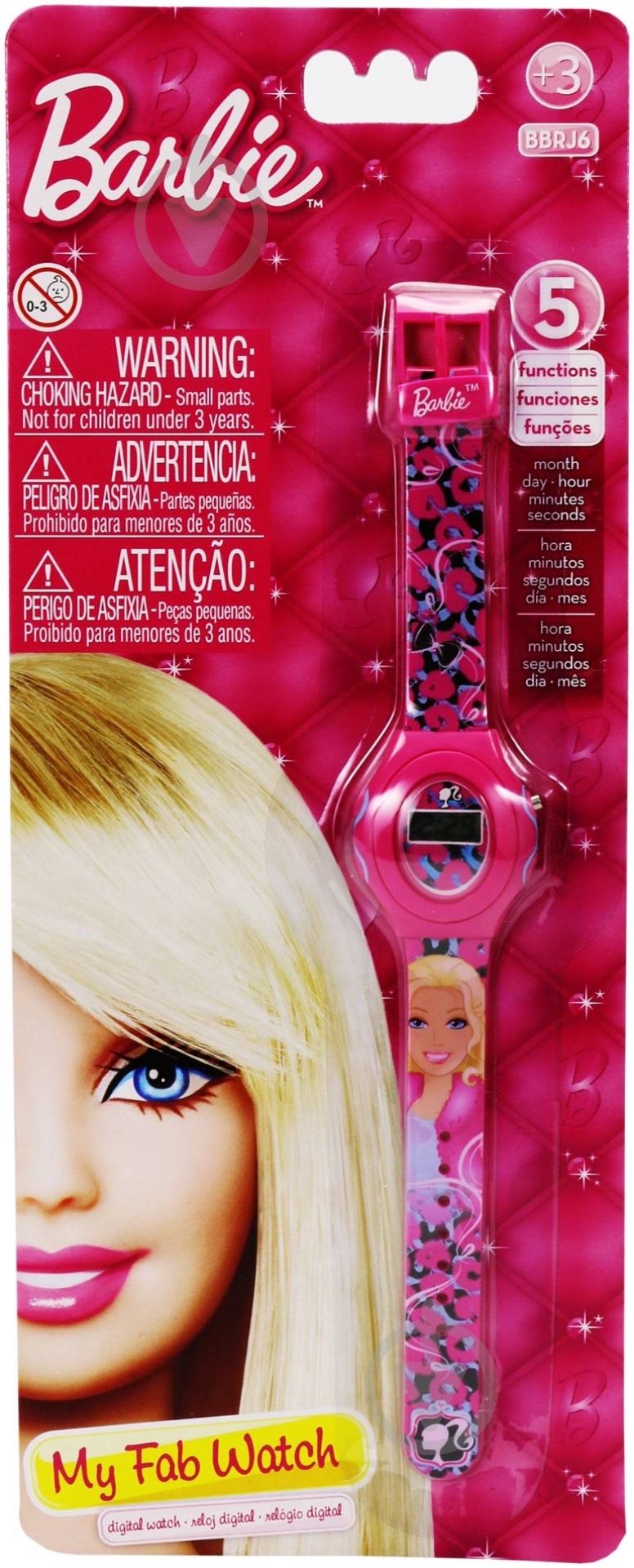 Часы Barbie 5 функций BBRJ6с - фото 1