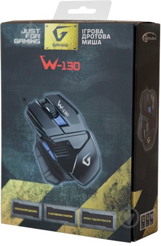 Мышка Gemix W-130 black USB (07600006) - фото 11