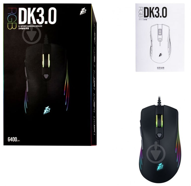 Мышка 1stPlayer DK3.0 black - фото 6