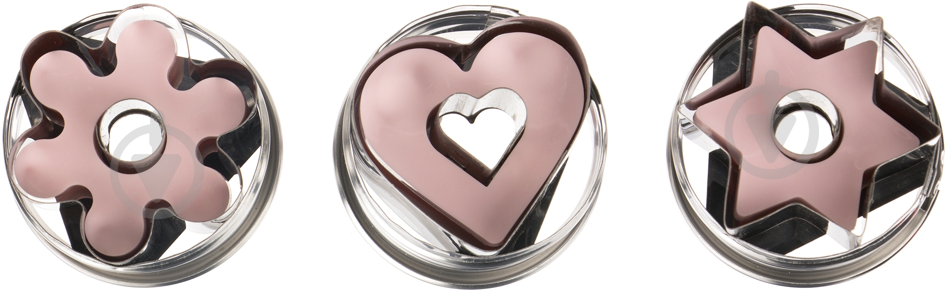 Набор форм для вырезания печенья Fackelmann 3 шт. 684675 - фото 3