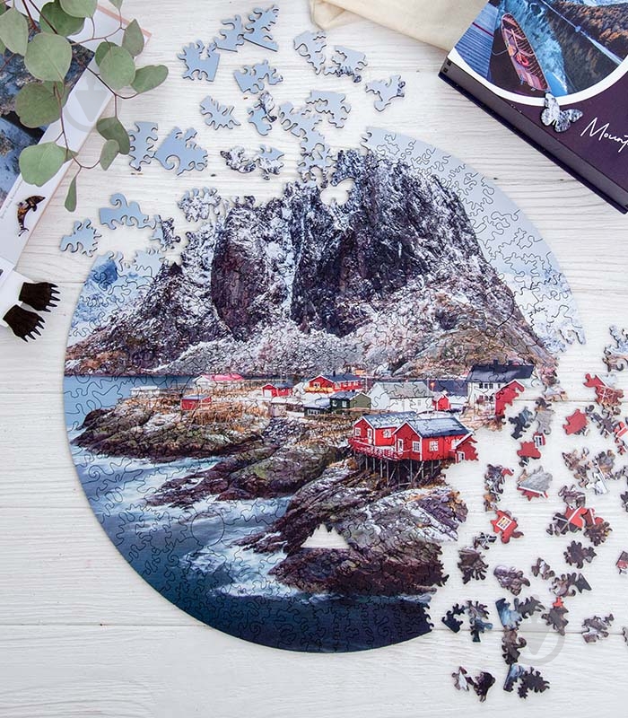 Пазл деревянный Рейне 40 см PuzzleUp - фото 1