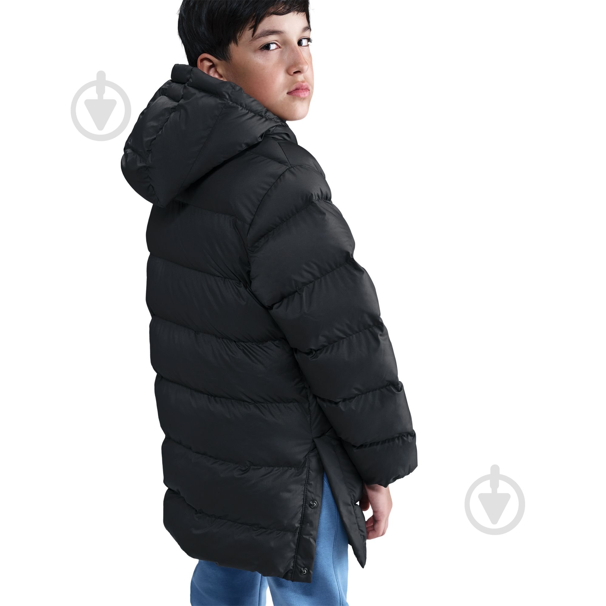 Куртка унисекс Nike Sportswear All Day Play Older Kids' Puffer Jacket р.146 черный HJ2722-010 - фото 10