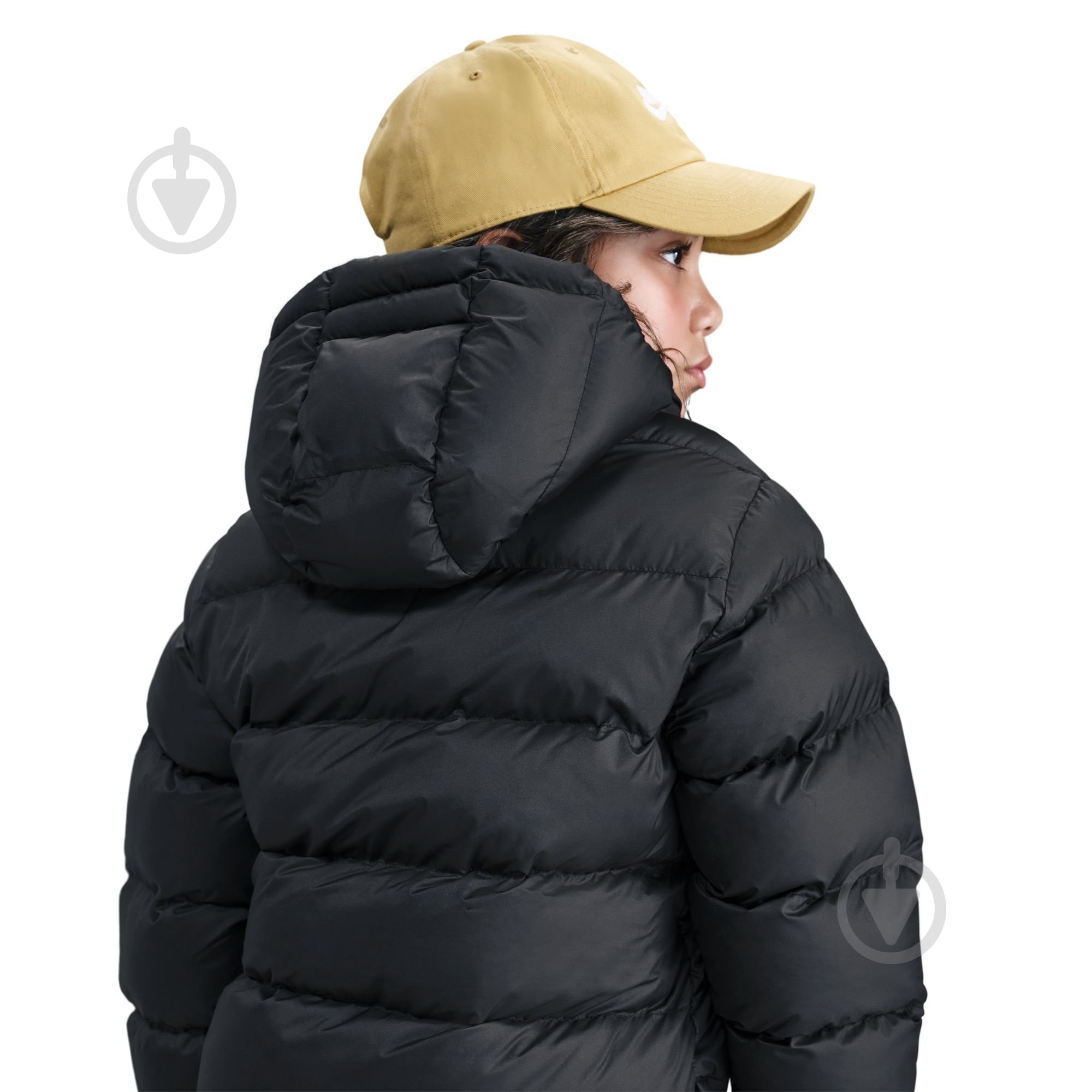 Куртка унисекс Nike Sportswear All Day Play Older Kids' Puffer Jacket р.146 черный HJ2722-010 - фото 5