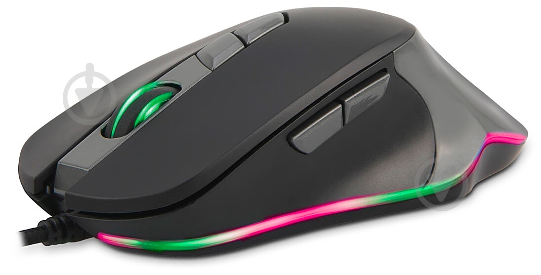 Мишка Real-el RM-780 RGB USB Black - фото 7