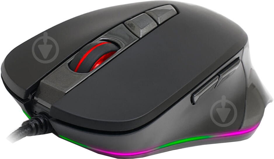 Мишка Real-el RM-780 RGB USB Black - фото 5