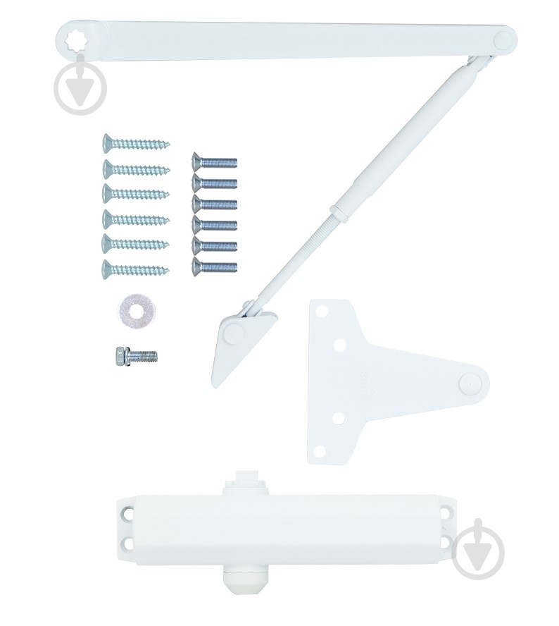 Доводчик дверной RYOBI D-1504 UNIV белый 80 кг - фото 6 Доводчик дверной RYOBI D-1504 UNIV белый 80 кг - фото 6