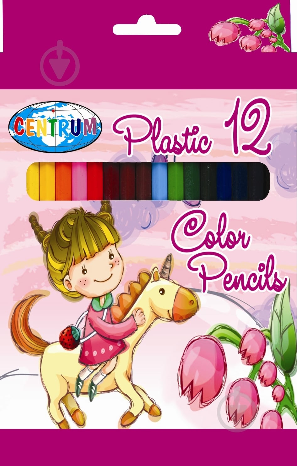 Карандаши цветные Unicorn 84269, 12 шт. Centrum - фото 1