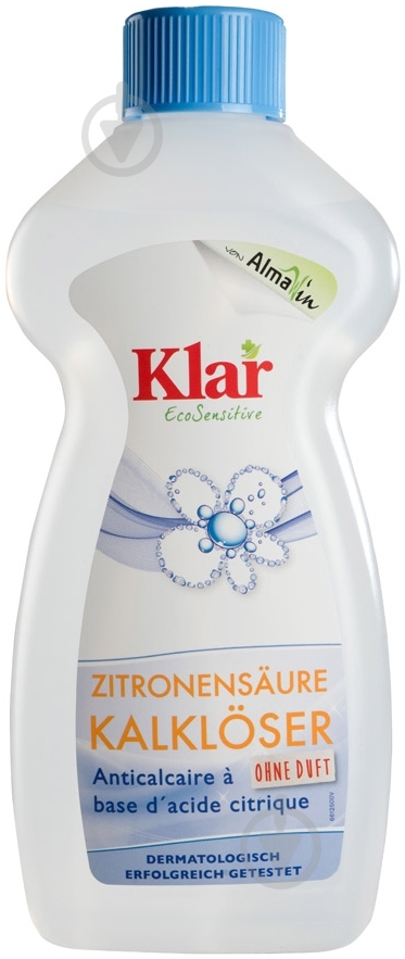 Средство Klar Eco sensitiv для удаления накипи 0,5 л - фото 1